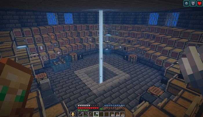 チェストを段々に積んでいるので、額縁部分を誤タップしづらい