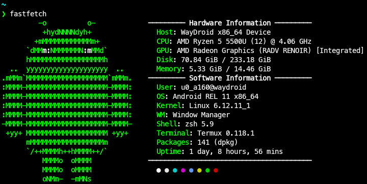 CPUやメモリなどのハードウェア、及びカーネルをホストのLinuxと共有していることが分かる